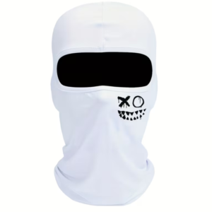Pasamontañas Balaclava Táctico / Deportivo - Diseño Ghost Smile Negro