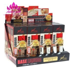 Base Liquida Cobertura 24H Sweatproof SPF25 YH Beja