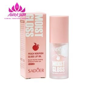 Aceite Labial Nutritivo Sabor Durazno Sadoer Moist Gloss