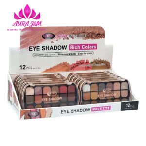 Paleta de Sombras de Ojos Rich Colors Stay Beautiful 12 Tonos