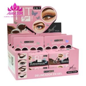 Delineador en Gel 2 en 1 Fit Eye YH Beja Negro y Marron