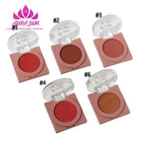 Rubor Compacto Individual Kiss Beauty x5 Tonos