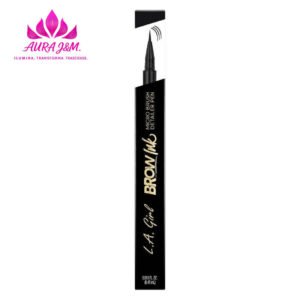 Delineador de Cejas en Tinta Brow Ink L.A. Girl Micro Brush Negro