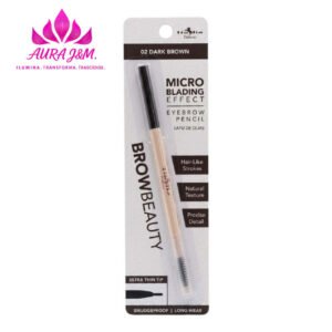 Lapiz de Cejas Efecto Microblading Italia Deluxe Browbeauty 02 Dark Brown