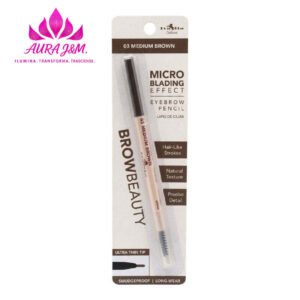 Lapiz de Cejas Efecto Microblading Italia Deluxe Browbeauty 03 Medium Brown